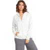 Volcom womens Lil Zip Up Hooded Fleece Sweatshirt(Light Grey Grey)