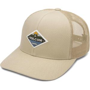 Volcom Men’s Cheese Mesh Trucker Hat(A Frame Light Khaki)