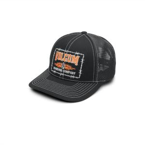 Volcom Men’s Cheese Mesh Trucker Hat(Black Barb)