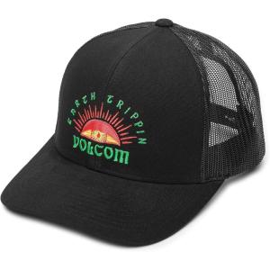 Volcom Men’s Cheese Mesh Trucker Hat(Black Sunset)