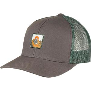 Volcom Men’s Cheese Mesh Trucker Hat(Dark Pine)