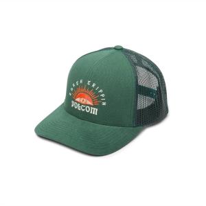 Volcom Men’s Cheese Mesh Trucker Hat(Evergreen)