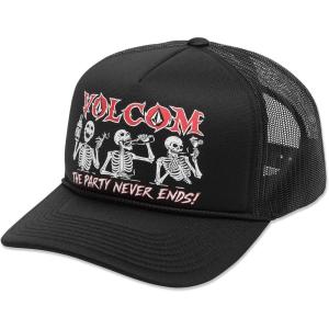 Volcom Men’s Cheese Mesh Trucker Hat(Froth Black)