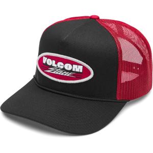 Volcom Men’s Cheese Mesh Trucker Hat(Shred Ribbon Red)