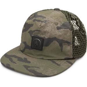 Volcom Men’s Cheese Mesh Trucker Hat(Squadron Green)