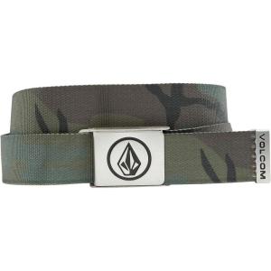 Volcom Men’s Circle Web Belt(Army Green Combo)