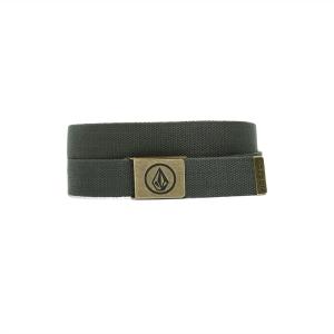 Volcom Men’s Circle Web Belt(Squadron Green)
