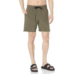 Volcom Mens Frickin Ascender 18″ Elastic Waist Water Repellent Short(Wintermoss)