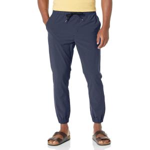 Volcom Mens Frickin Cross Shred Hybrid Jogger Pants – Elastic Waist Drawstring, Tapered Fit(Navy)