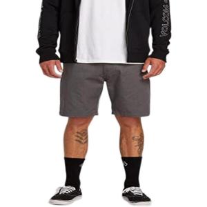 Volcom Men’s Frickin Drifter 20″ Chino Walk Short(Charcoal Heather-new)