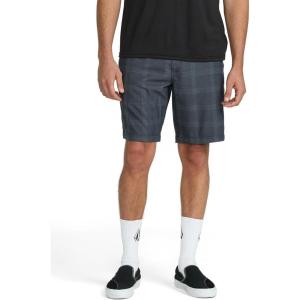 Volcom Men’s Frickin Elastic Waist 19″ Chino Short(Dark Slate)