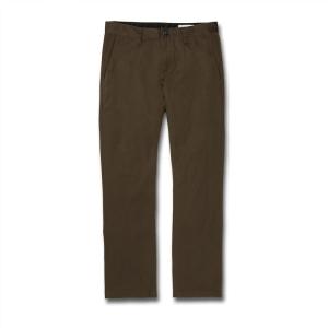 Volcom Men’s Frickin Regular Chino Pant Pants(Dark Earth)