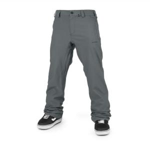 Volcom Men’s Frickin Relaxed Fit Chino Snowboard Ski Pant(Dark Grey Black)
