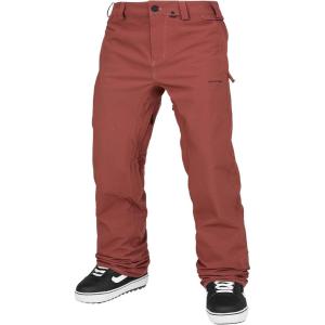 Volcom Men’s Frickin Relaxed Fit Chino Snowboard Ski Pant(Redwood)