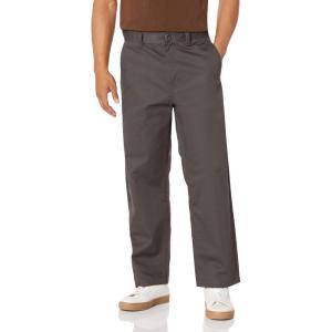 Volcom Mens Frickin Skate Loose Baggy Fit Chino Pants – Relaxed Tapered 17″ Leg Opening, 30″ Inseam(Asphalt Black)