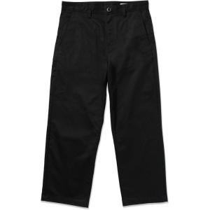 Volcom Mens Frickin Skate Loose Baggy Fit Chino Pants – Relaxed Tapered 17″ Leg Opening, 30″ Inseam(Black)