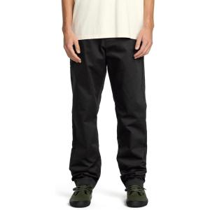 Volcom Mens Frickin Skate Loose Baggy Fit Chino Pants – Relaxed Tapered 17″ Leg Opening, 30″ Inseam(Black Chino)