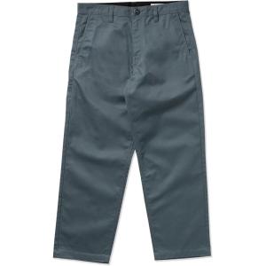 Volcom Mens Frickin Skate Loose Baggy Fit Chino Pants – Relaxed Tapered 17″ Leg Opening, 30″ Inseam(Dark Slate)
