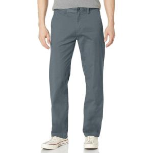 Volcom Mens Frickin Skate Loose Baggy Fit Chino Pants – Relaxed Tapered 17″ Leg Opening, 30″ Inseam(Slate)