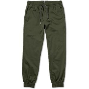 Volcom Men’s Frickin Slim Jogger Pant(Dark Green)