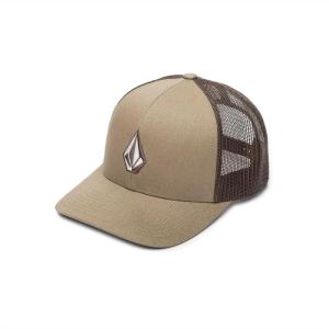 Volcom Mens Full Stone Cheese Trucker Hat(Teak)