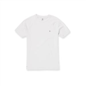 Volcom Men’s Hazard Crew Short Sleeve Quick Dry 30+ UPF Tee(Cloud)