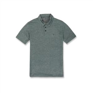 Volcom Men’s Hazard Performance Short Sleeve Lightweight Golf Polo(Fern)