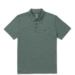 Volcom Men’s Hazard Performance Short Sleeve Lightweight Golf Polo(Fir Green)