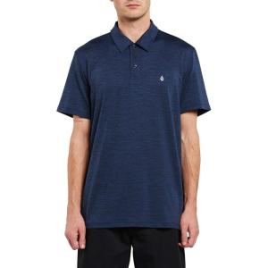 Volcom Men’s Hazard Performance Short Sleeve Lightweight Golf Polo(Hazzard Navy)