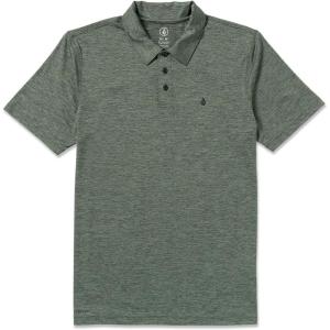 Volcom Men’s Hazard Performance Short Sleeve Lightweight Golf Polo(Light Olive)