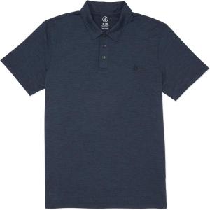 Volcom Men’s Hazard Performance Short Sleeve Lightweight Golf Polo(Navy Heather)