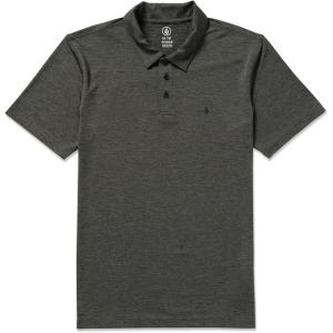 Volcom Men’s Hazard Performance Short Sleeve Lightweight Golf Polo(Pewter)
