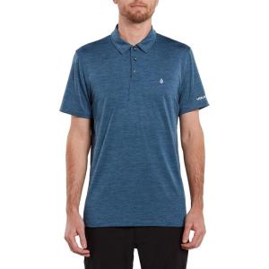 Volcom Men’s Hazard Performance Short Sleeve Lightweight Golf Polo(Rinse)