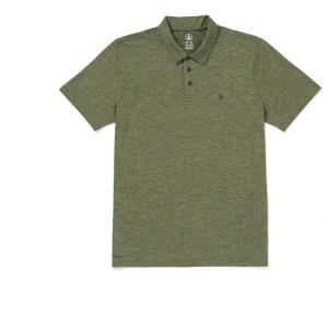 Volcom Men’s Hazard Performance Short Sleeve Lightweight Golf Polo(Vintage Green)