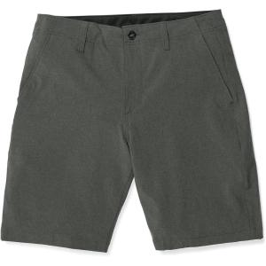 Volcom Mens Kerosene 21″ Hybrid Chino Shorts(Charcoal Heather)