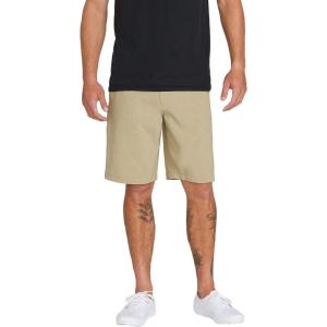 Volcom Mens Kerosene 21″ Hybrid Chino Shorts(Khaki)