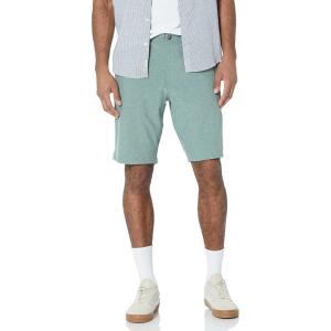 Volcom Mens Kerosene 21″ Hybrid Chino Shorts(Sea Green)