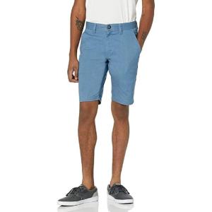 Volcom Mens Kerosene 21″ Hybrid Chino Shorts(Sun Faded Indigo)