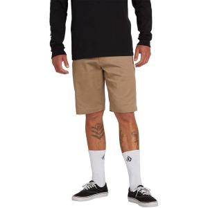 Volcom Mens Modern Fit 21″ Chino Short(Khaki)