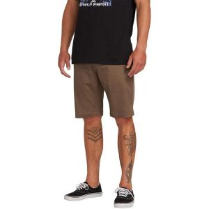 Volcom Mens Modern Fit 21″ Chino Short(Mushroom 1)