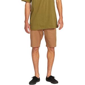 Volcom Mens Modern Fit 21″ Chino Short(Tobacco)