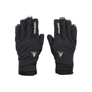 Volcom Mens Nyle Insulated Pipe and Park Winter Snowboard SKi Gloves(Black S4)