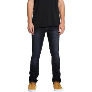 Volcom Mens Slim Fit Stretch Denim Jeans – Skinny Leg, Flexible Comfort, Classic 5-Pocket Style(Vintage Blue)