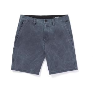 Volcom Men’s Stone Faded Hybrid Quick Dry Shorts(Navy)