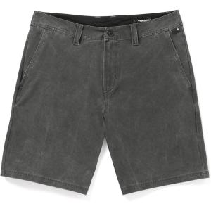 Volcom Men’s Stone Faded Hybrid Quick Dry Shorts(Stealth)