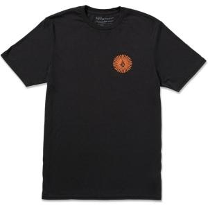 Volcom Mens Stone Tech Short Sleeve Quick Drying Tee(Black Get Out)