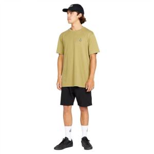 Volcom Mens Stone Tech Short Sleeve Quick Drying Tee(Vintage Green)