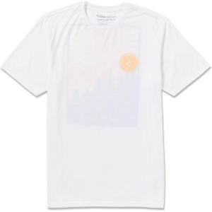 Volcom Mens Stone Tech Short Sleeve Quick Drying Tee(White Get Out)