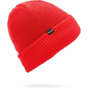 Volcom Mens Sweep Skull Fit Snow Beanie(Crimson S5)