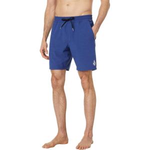 Volcom Mens Understoned 18″ Elastic Waist Hybrid Short(Blueprint)